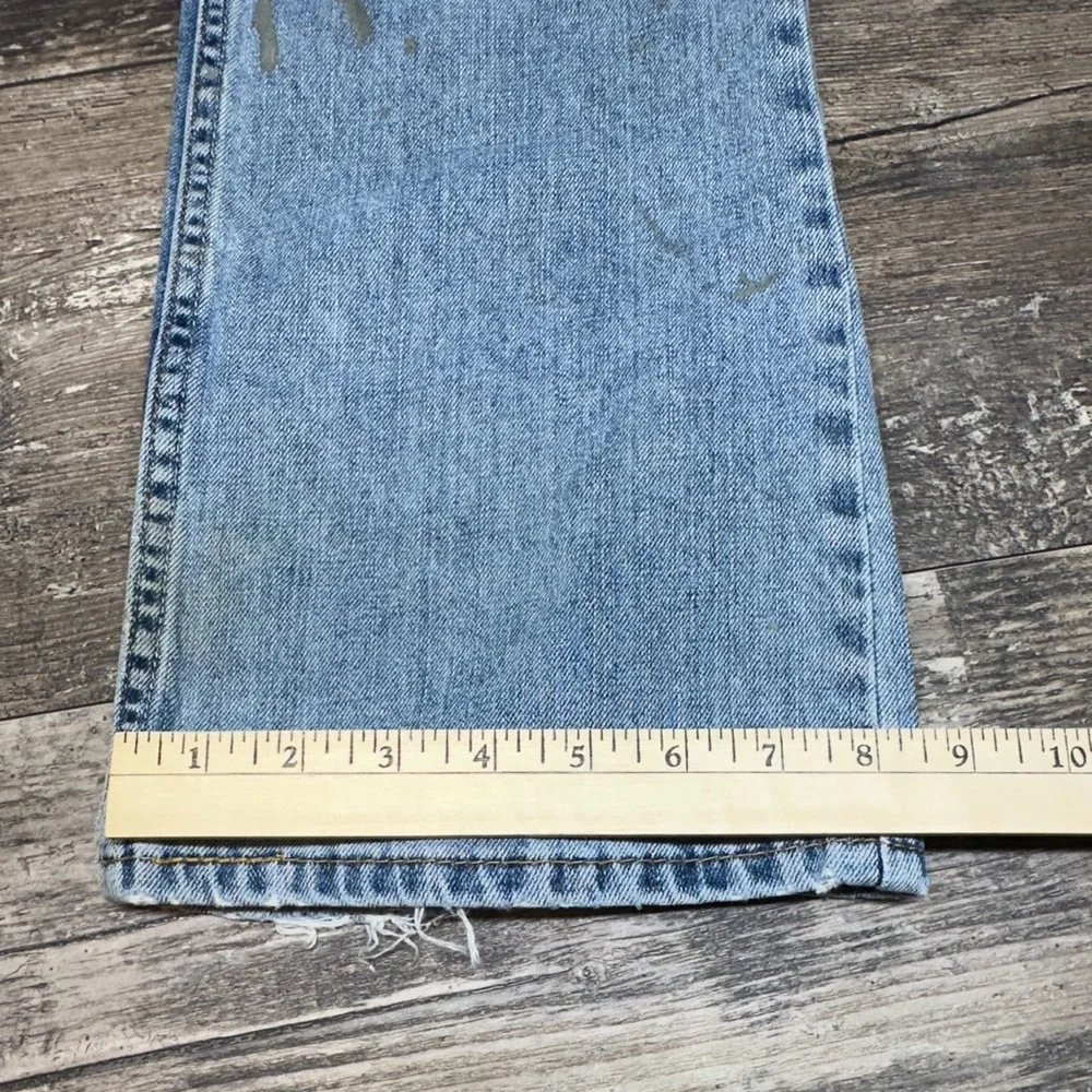 Levi’s 527 Bootcut Jeans Distressed Workwear Denim 38x30